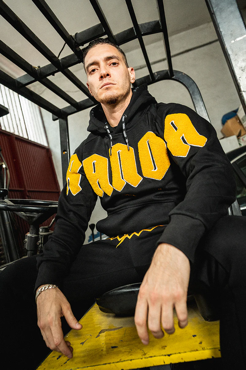 COMBAT BALACLAVA HOODIE [YELLOW] - Image 6