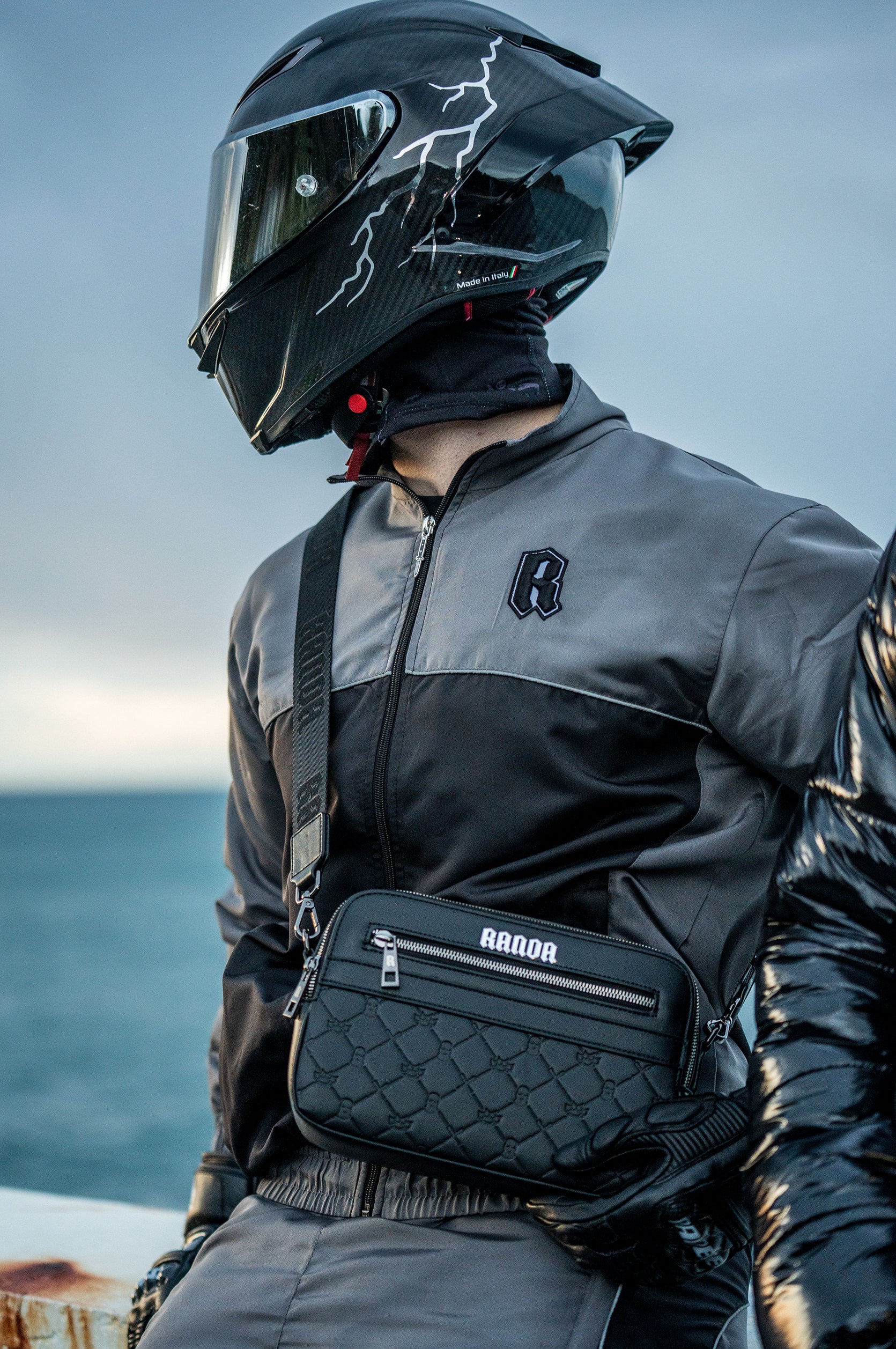 GREY SHIELD REFLECTIVE TRACKSUIT - Image 12