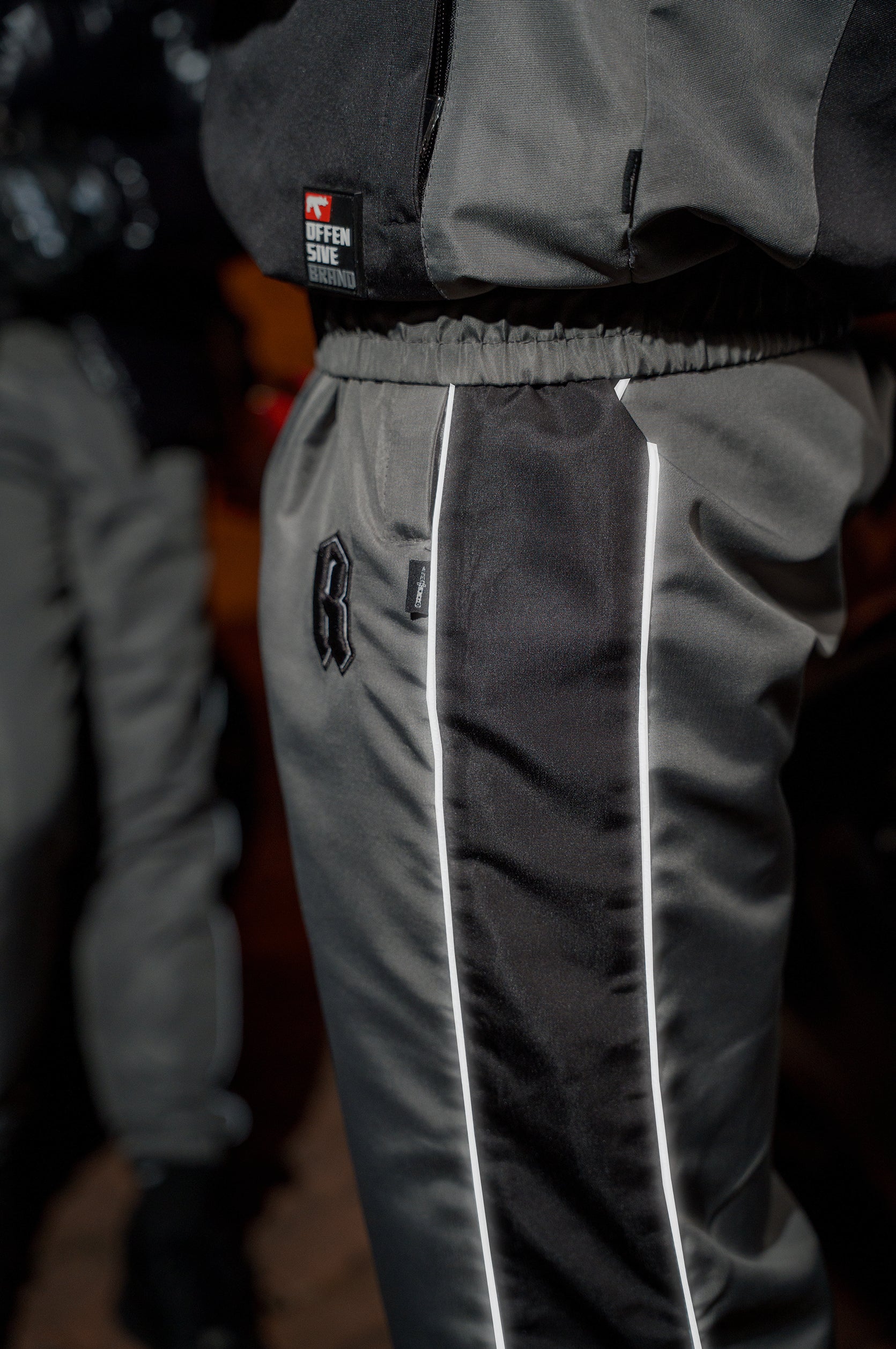 GREY SHIELD REFLECTIVE TRACKSUIT - Image 14
