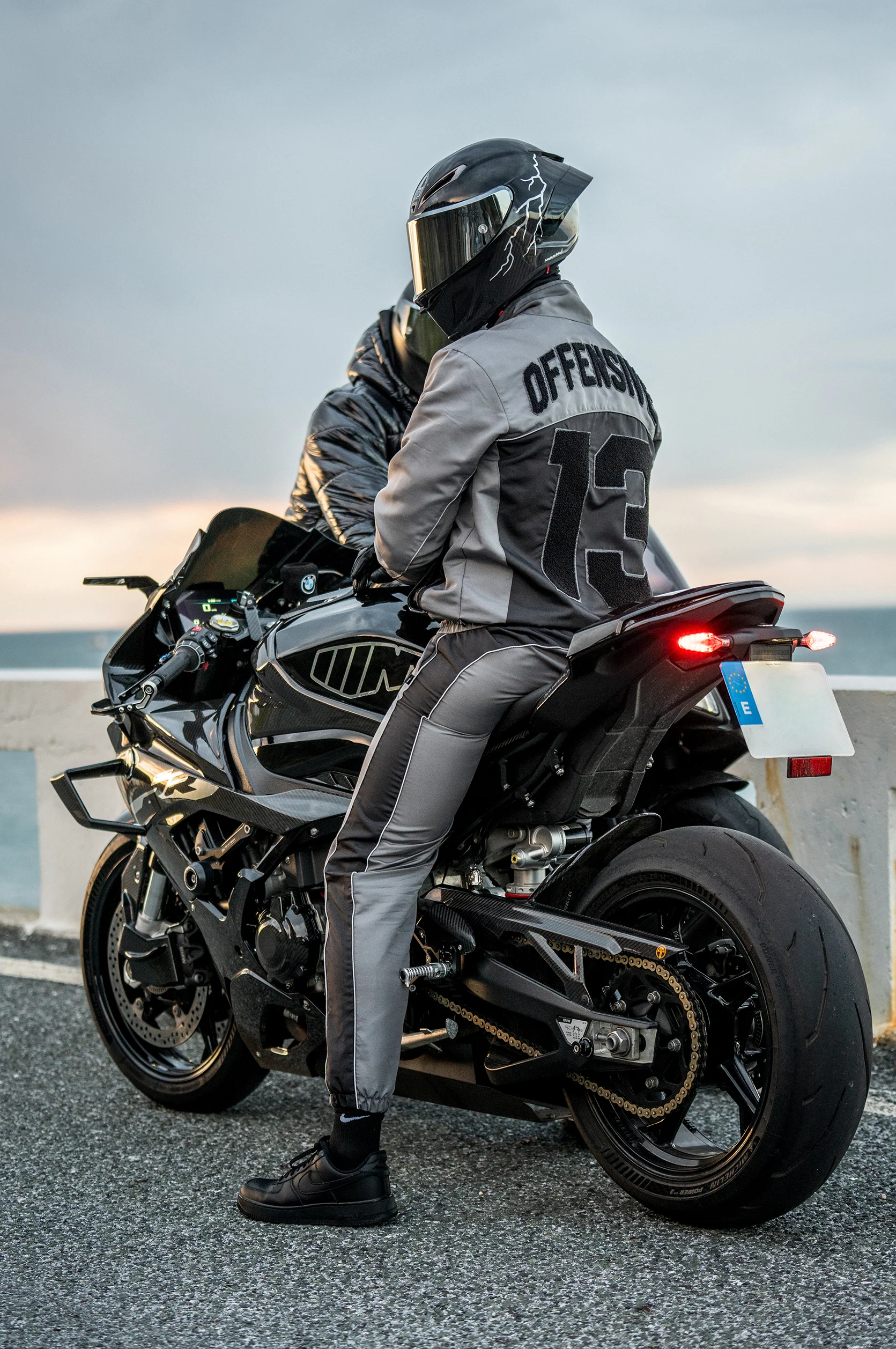 GREY SHIELD REFLECTIVE TRACKSUIT - Image 5