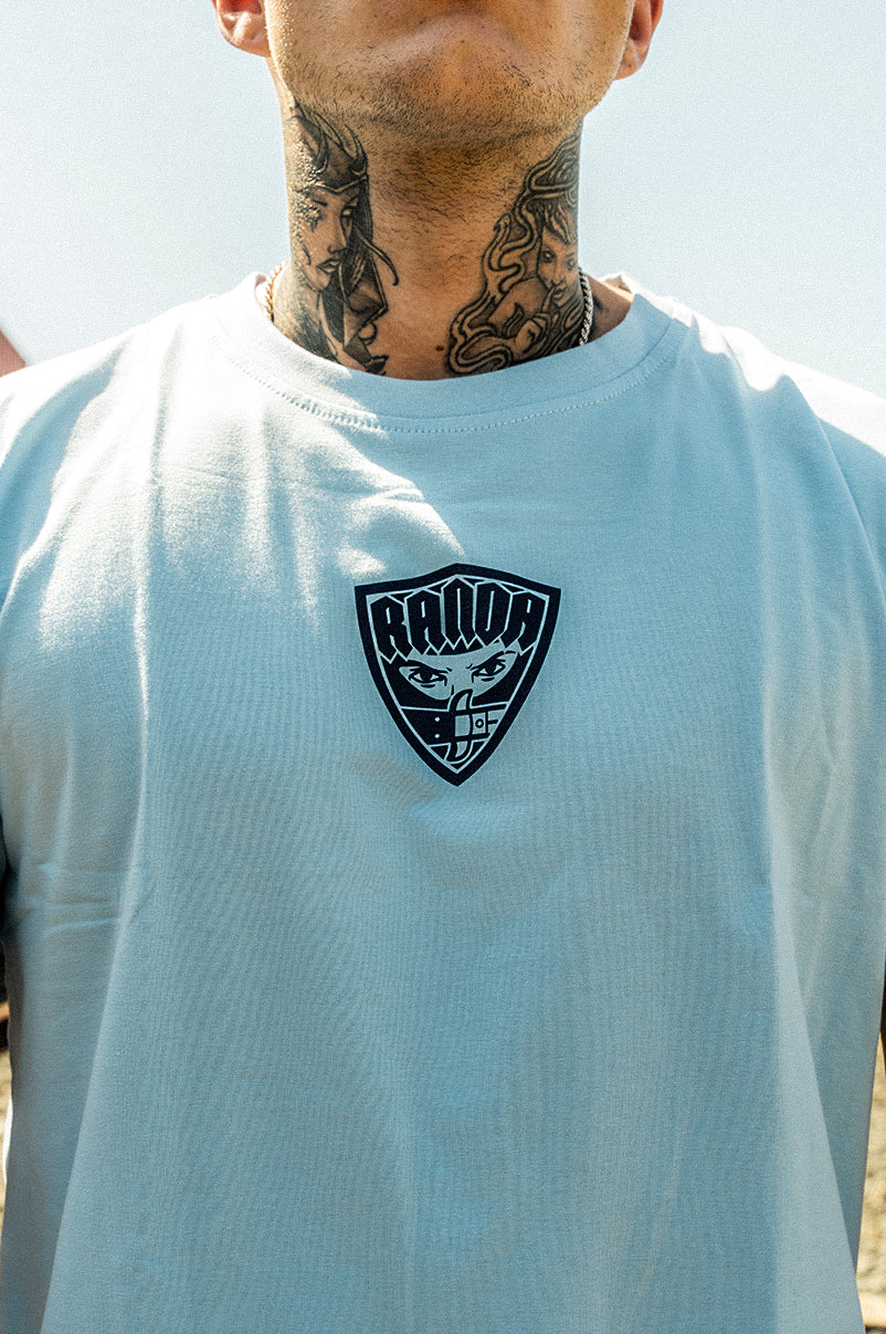 NO FACE NO CASE [BABY BLUE] T-SHIRT - Image 6