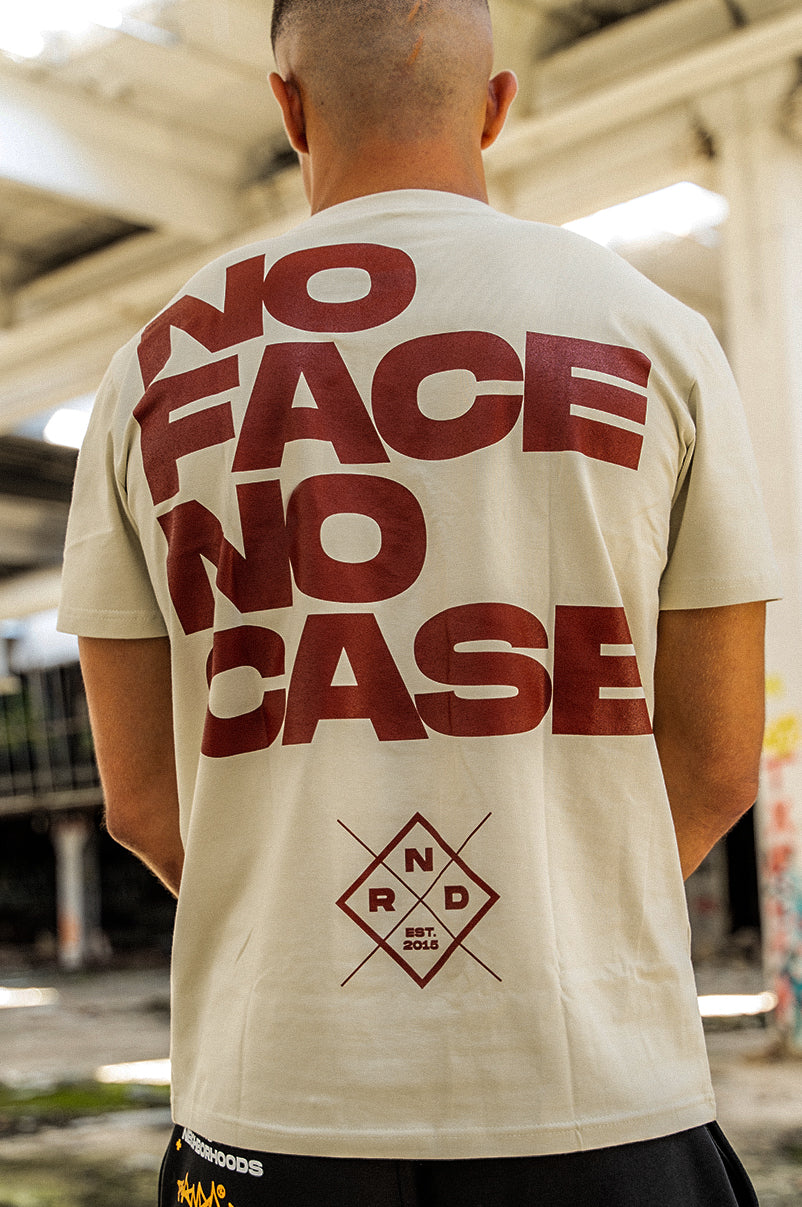 NO FACE NO CASE [BEIDGE] T-SHIRT - Image 4