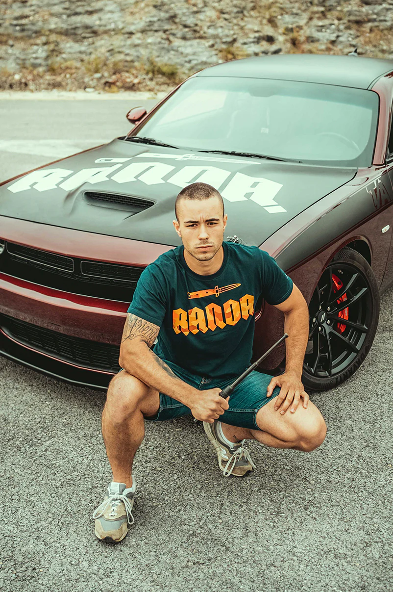 NO FACE NO NAME [ORANGE CAMO] T-SHIRT - Image 5