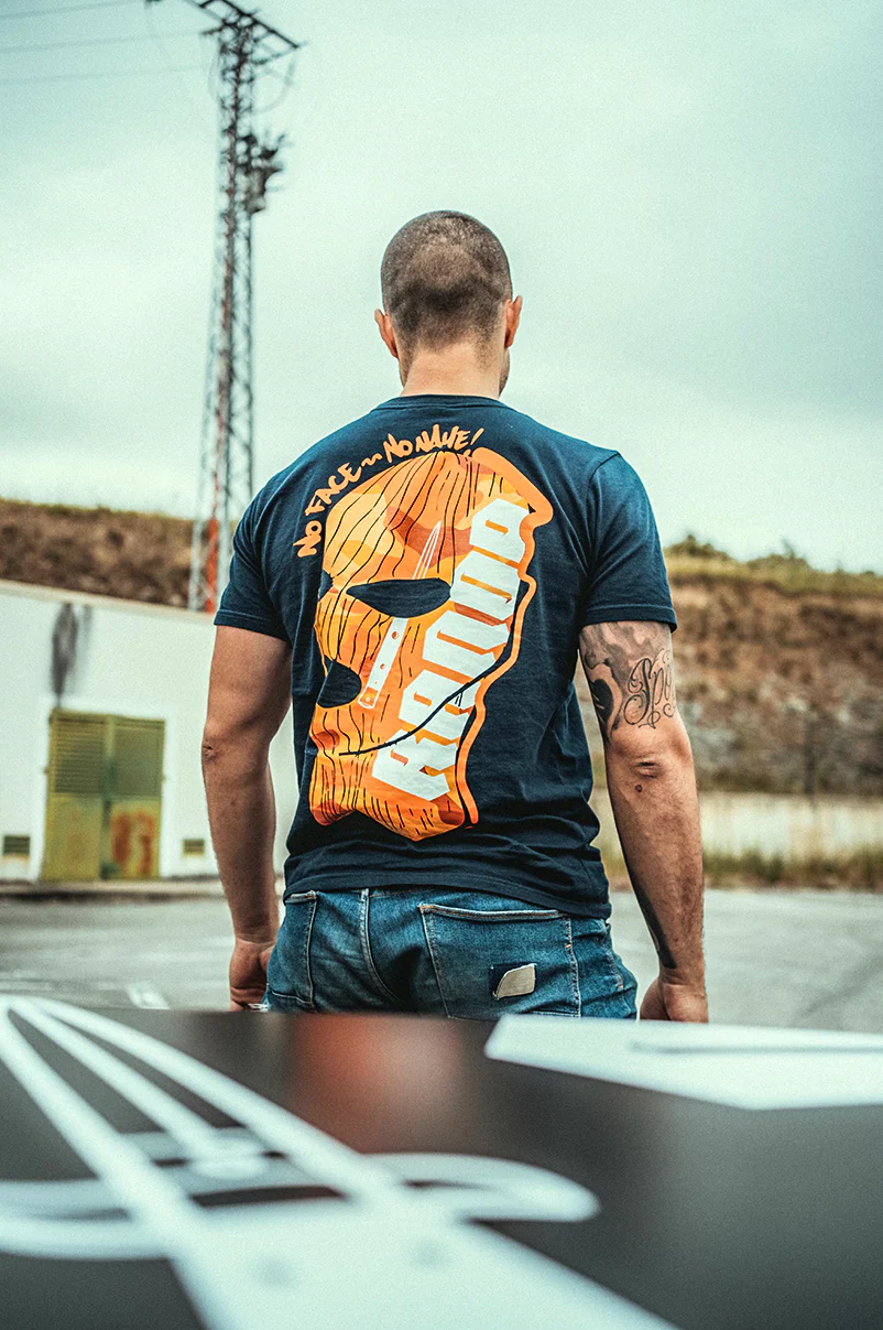 NO FACE NO NAME [ORANGE CAMO] T-SHIRT - Image 6