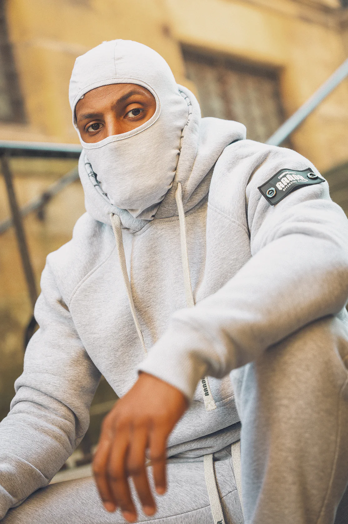 OG ACTION BALACLAVA TRACKSUIT HEATHER GREY - Image 6