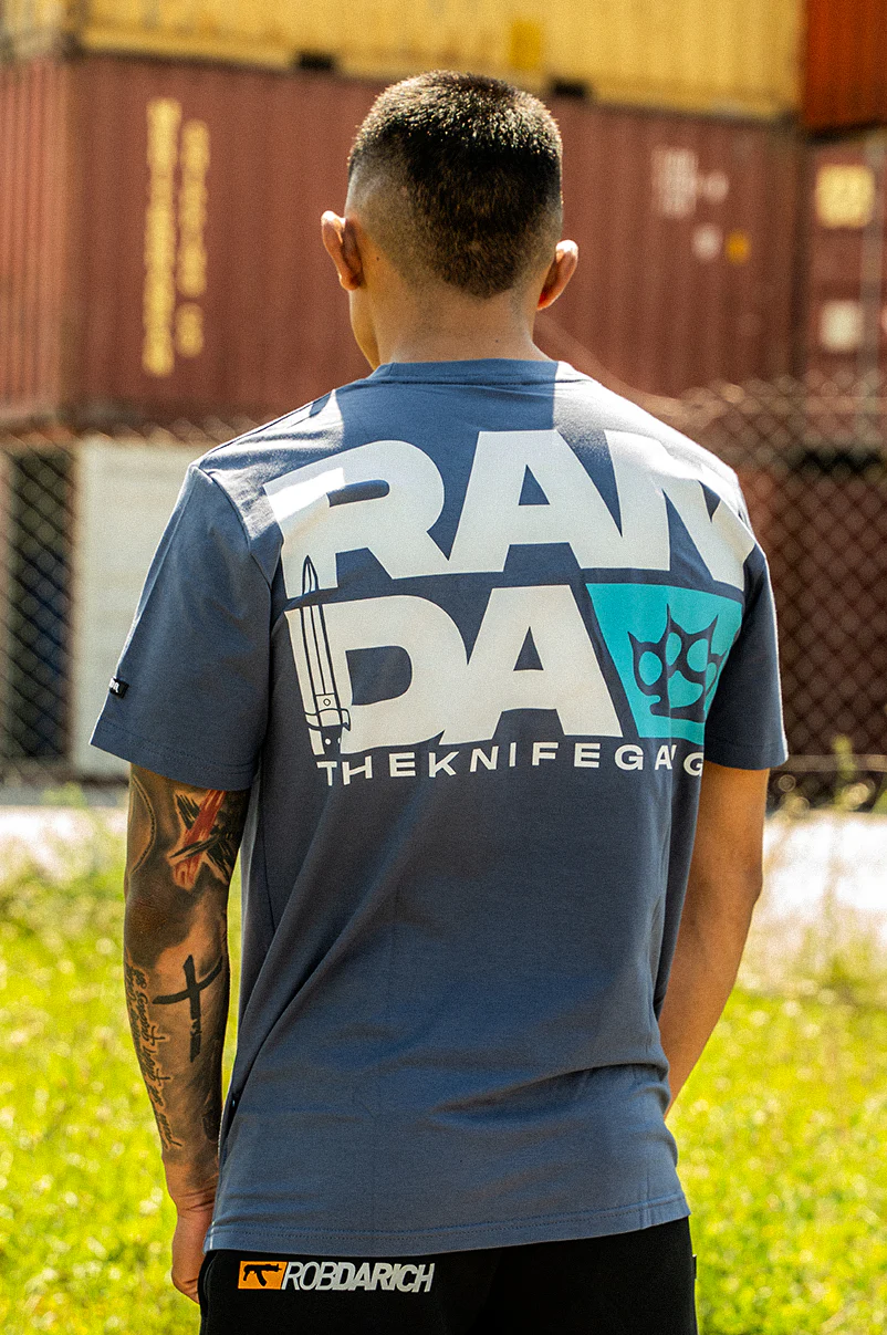 THE KNIFE GANG [COOL GREY] T-SHIRT - Image 7