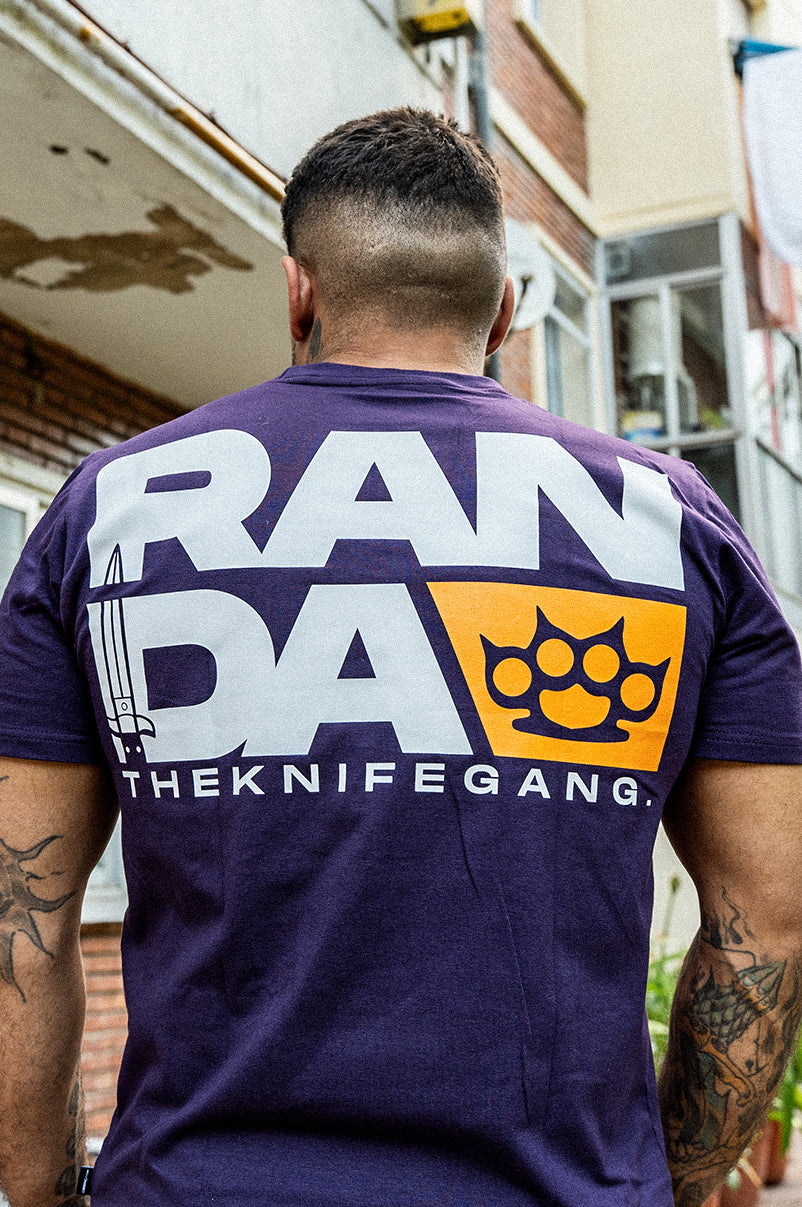 THE KNIFE GANG [DARK PURPLE] T-SHIRT - Image 4